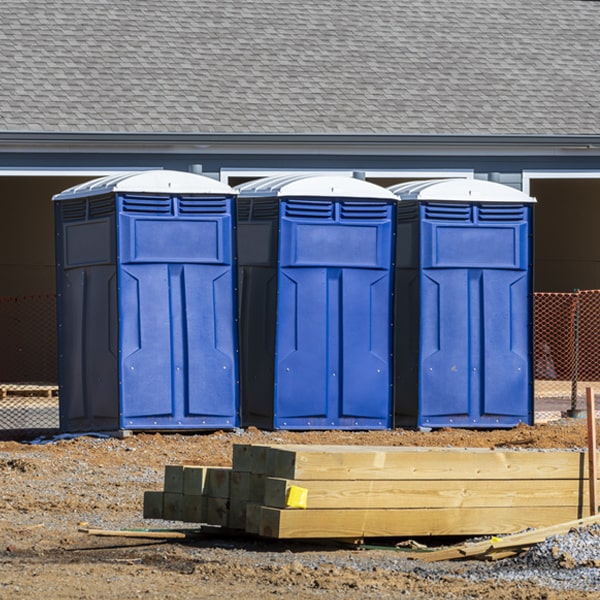 what is the cost difference between standard and deluxe porta potty rentals in Dupree